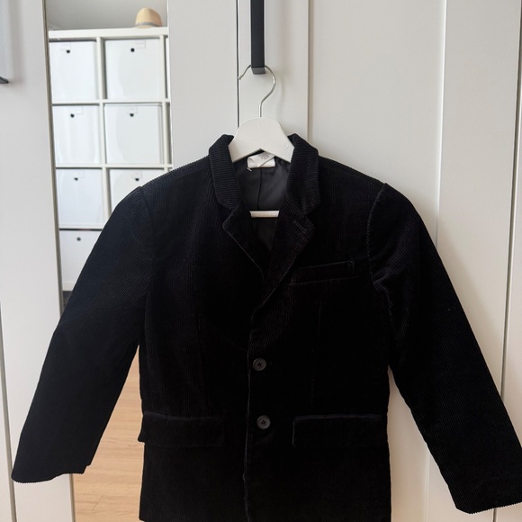 LIKE NEW BOYS SIZE 7/8 MEDIUM CORDUROY - BLACK - Picture 2 of 4